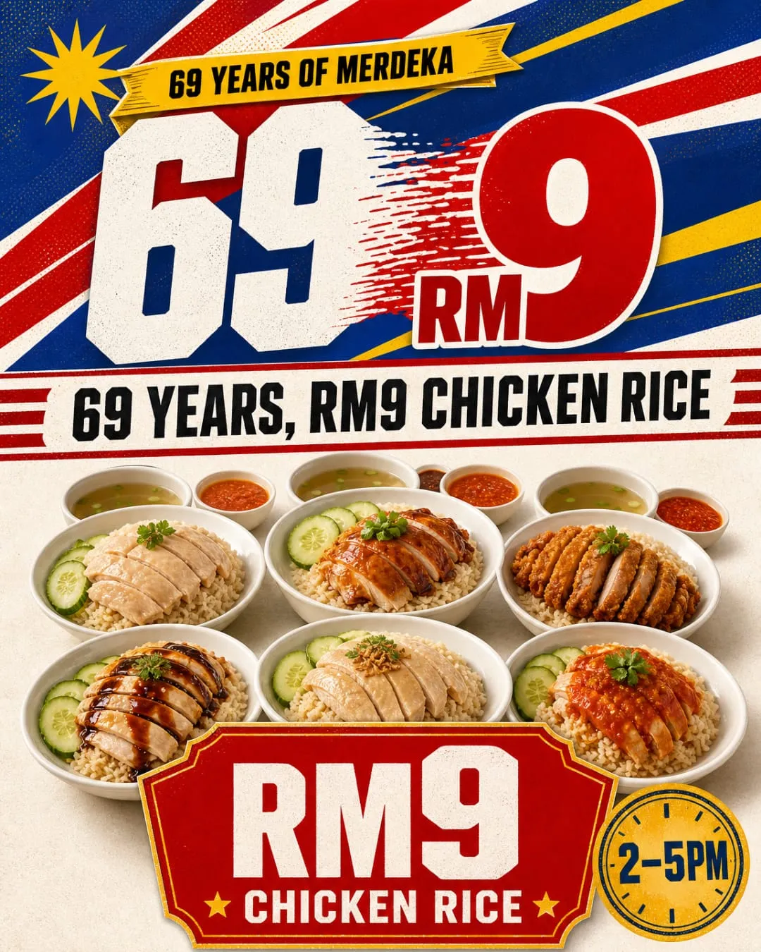 69 years of Merdeka, RM9 chicken rice, Facebook post