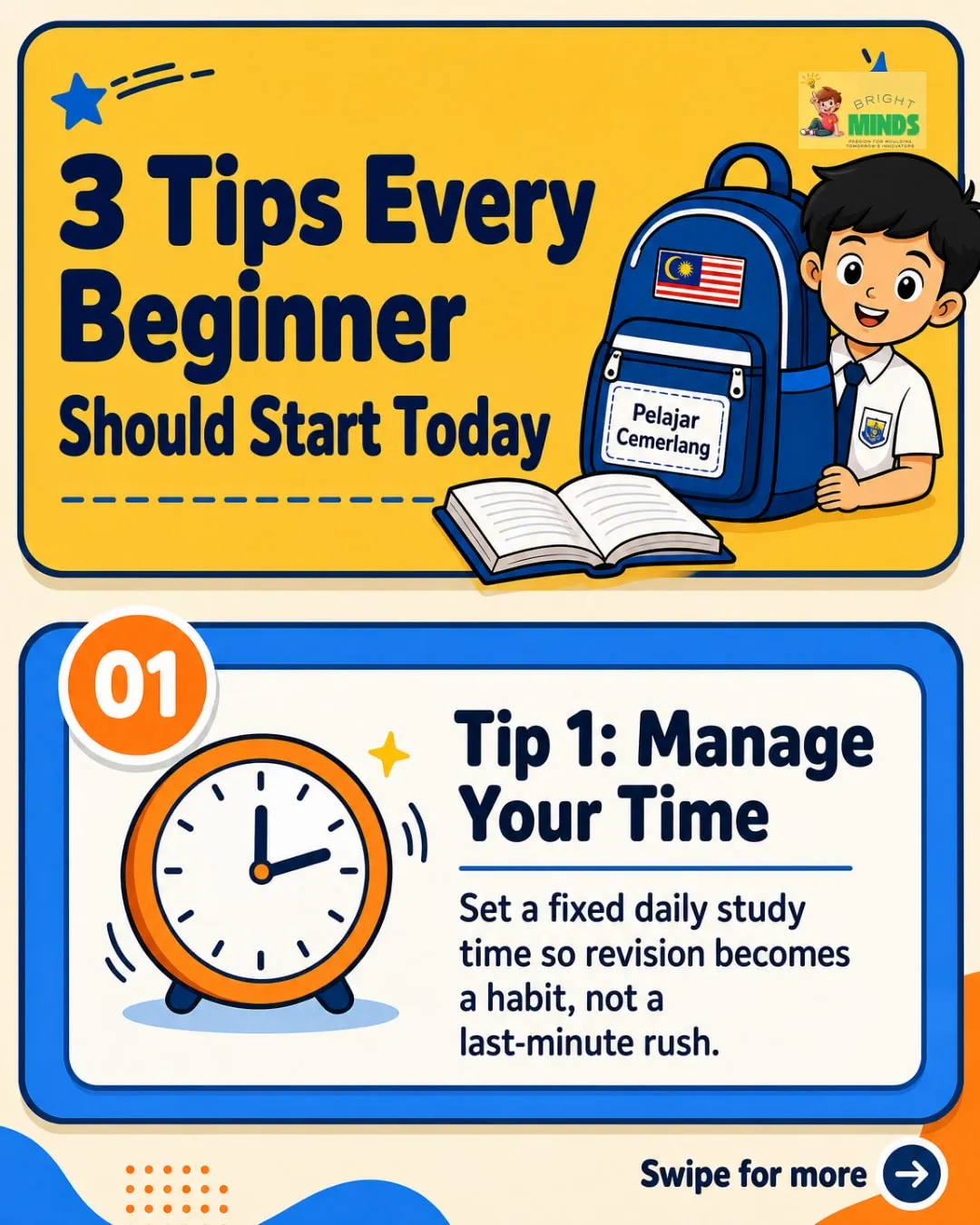 3 study habits every beginner should start today, Facebook post
