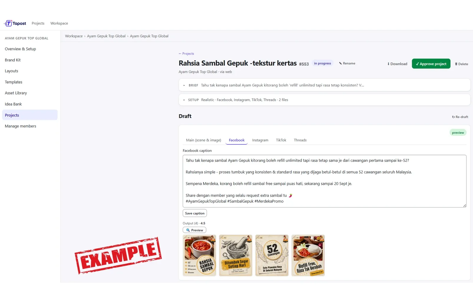 Every platform, every format — product screenshot
