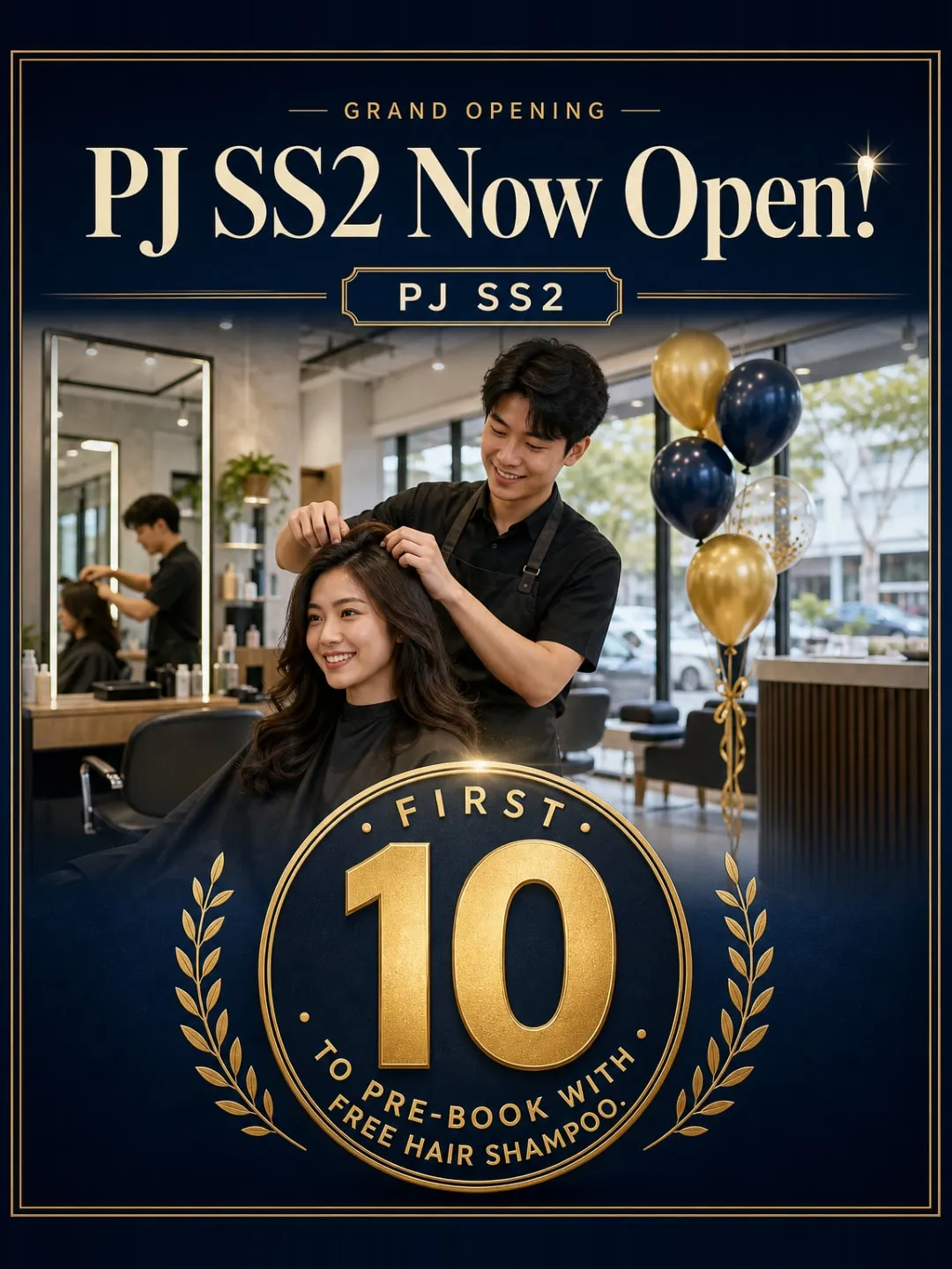 PJ SS2 now open: the first 10 bookings get a free hair wash, Xiaohongshu post