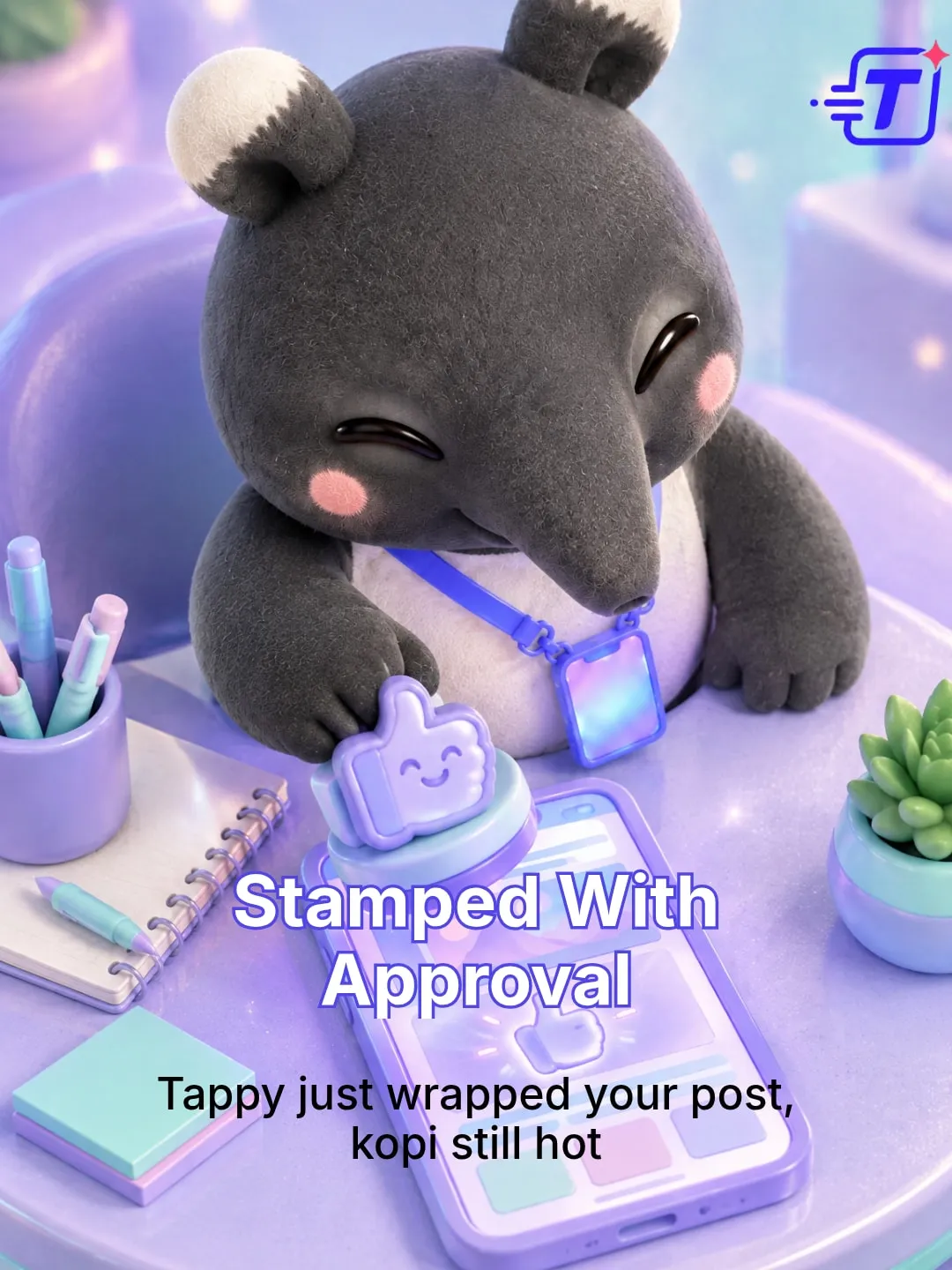 Meet Tappy: one brief in, one post out, slide 3